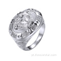 Rapper 925 Sterling silver medusa signet rings for men